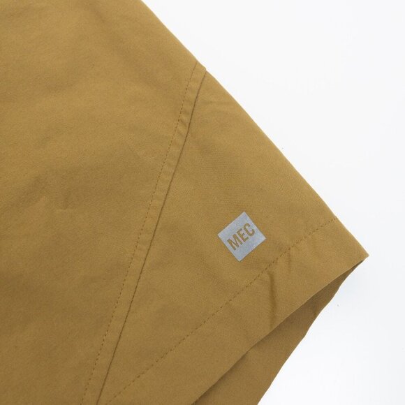 ✨ MEC Crinkum Plus Shorts Padded Mustard Brown Mountain Biking Size 36 - Picture 8 of 16